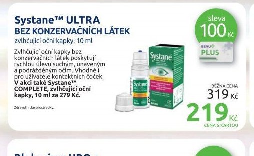 Systane ULTRA BEZ KONZERVAČNÍCH LÁTEK 10 ml