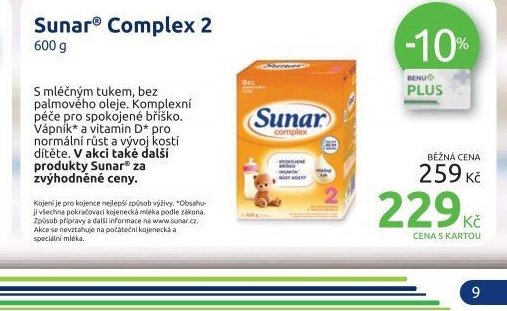 Sunar Complex 2 600 g