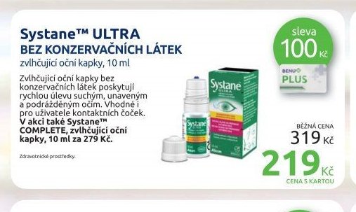 Systane ULTRA BEZ KONZERVAČNÍCH LÁTEK, 10 ml