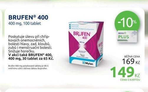 BRUFEN 400, 100 tablet
