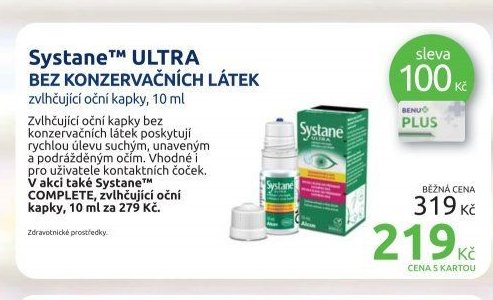 Systane ULTRA BEZ KONZERVAČNÍCH LÁTEK