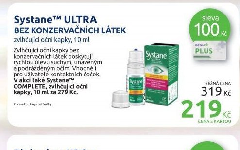 Systane ULTRA BEZ KONZERVAČNÍCH LÁTEK 10 ml