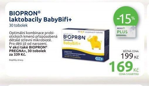 BIOPRON laktobacily BabyBifi+ 30 tobolek