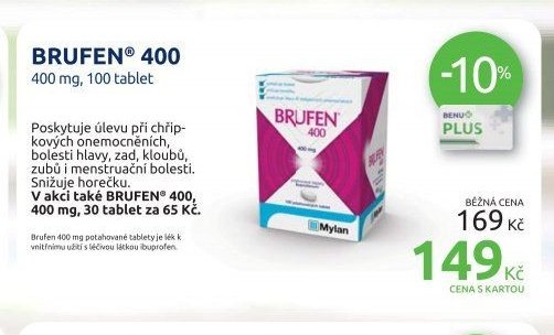 BRUFEN 400, 100 tablet