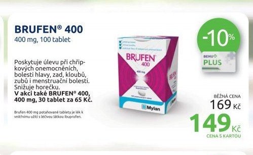 BRUFEN 400, 100 tablet