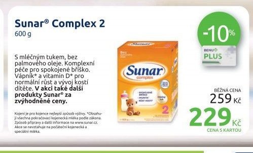 Sunar Complex 2 600 g