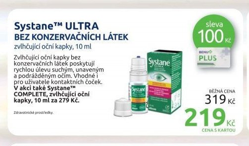 Systane ULTRA BEZ KONZERVAČNÍCH LÁTEK