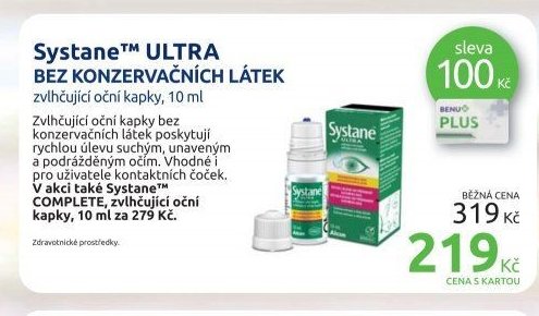 Systane ULTRA BEZ KONZERVAČNÍCH LÁTEK