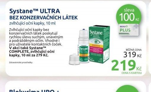 Systane ULTRA BEZ KONZERVAČNÍCH LÁTEK 10 ml