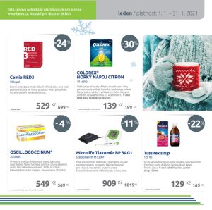 akční leták BENU Lékárna 1.1.2021-31.1.2021
