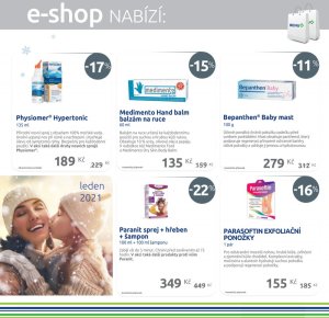 akční leták BENU Lékárna 1.1.2021-31.1.2021
