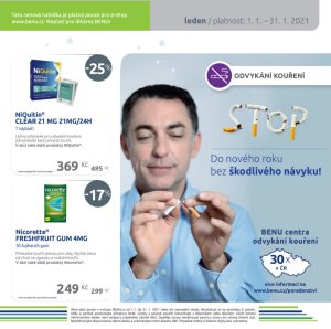 akční leták BENU Lékárna 1.1.2021-31.1.2021