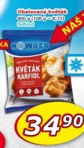 Obalovaný květák mražený Nowaco