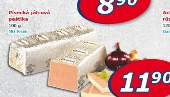 Paštika játrová Maso uzeniny Písek