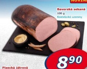 Sekaná bavorskáKostelecké uzeniny
