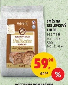 SMĚS NA BEZLEPKOVÝ CHLÉB