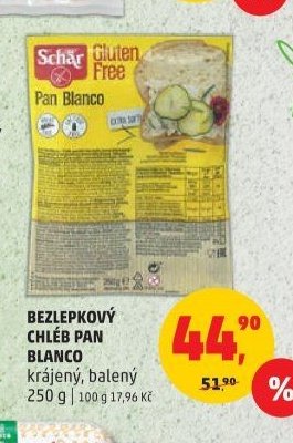 BEZLEPKOVÝ CHLÉB PAN BLANCO