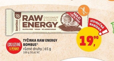 Tyčinka Raw Energy Bombus