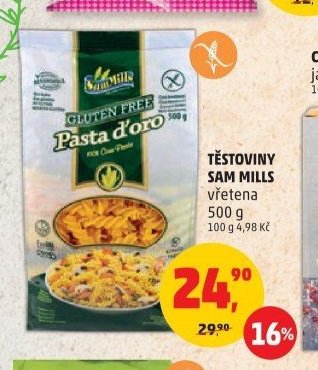 Těstoviny Sam Mills