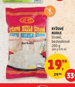 Rýžové nudle široké