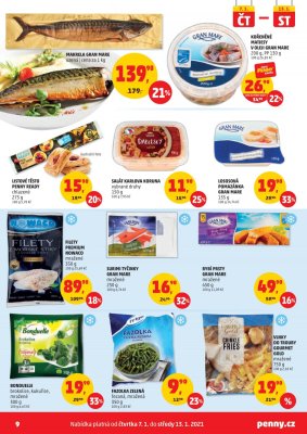 akční leták Penny Market 7.1.2021-13.1.2021