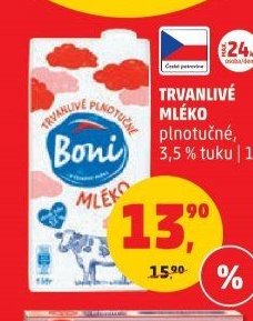 TRVANLIVÉ MLÉKO Boni