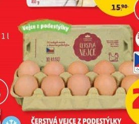 ČERSTVÁ VEJCE Z PODESTÝLKY