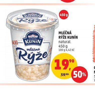 MLÉČNÁ RÝŽE KUNÍN natural