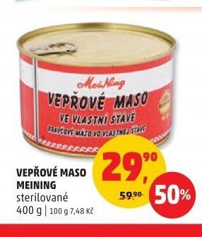 VEPŘOVÉ MASO MEINING