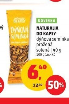 NATURALIA DO KAPSY dýňová semínka