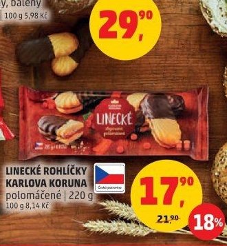 LINECKÉ ROHLÍČKY KARLOVA KORUNA