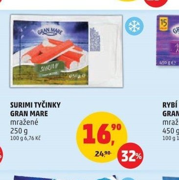 SURIMI TYČINKY GRAN MARE
