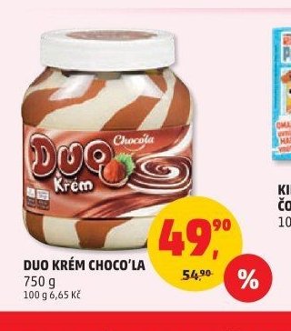 DUO KRÉM CHOCO'LA 750 g