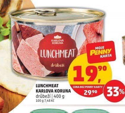 LUNCHMEAT KARLOVA KORUNA drůbeží