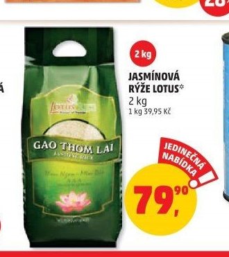 JASMÍNOVÁ RÝŽE LOTUS