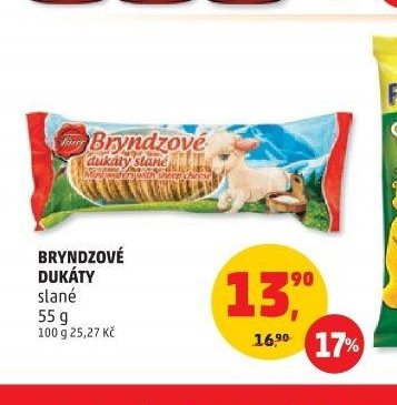 BRYNDZOVÉ DUKÁTY slané 55 g