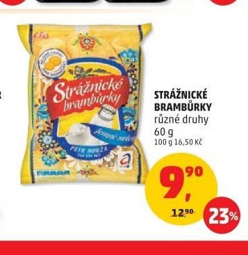 STRÁŽNICKÉ BRAMBŮRKY různé druhy 60 g