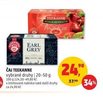 ČAJ TEEKANNE vybrané druhy | 20-50 g