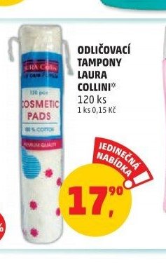 ODLIČOVACÍ TAMPONY LAURA COLLINI