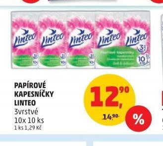 Papírové kapesníčky Linteo