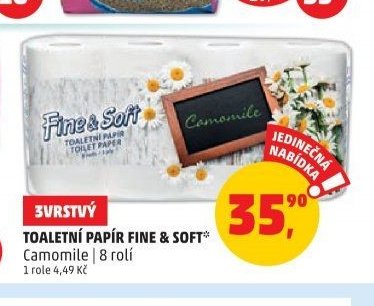 Toaletní papír Fine & Soft