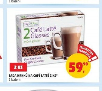 SADA HRNKŮ NA CAFÉ LATTÉ 2 KS