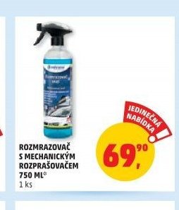ROZMRAZOVAČ S MECHANICKÝM ROZPRAŠOVAČEM 750 ML