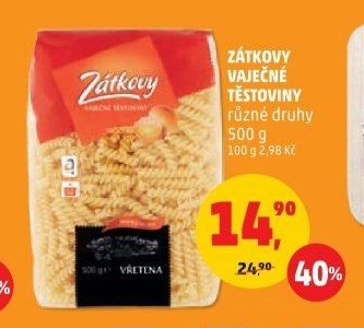 Zátkovy vaječné těstoviny