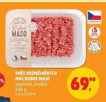 Směs rozmělněných mas Dobré maso