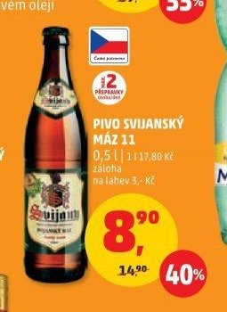 Pivo Svijanský máz 11