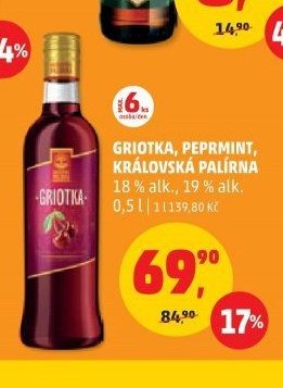 Griotka, Peprmint, Královská palírna