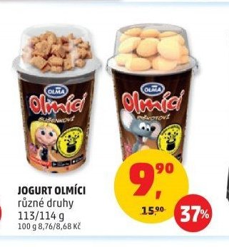 Jogurt Olmíci různé druhy 113/114 g