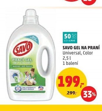 SAVO GEL NA PRANÍ