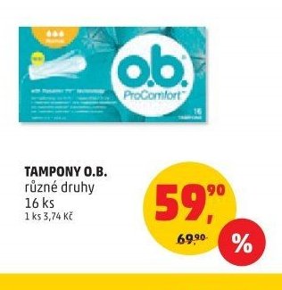 TAMPONY O.B.